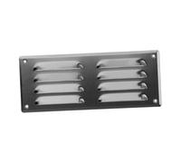 260x105mm Grille de Ventilation avec Moustiquaire - Grilles d'aération en Métal - Aluminium