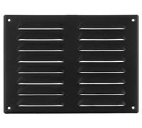 260x190mm Anthracite Métal Grille de Ventilation - Grille D'aération avec Moustiquaire