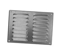 260x190mm Grille de Ventilation avec Moustiquaire - Grilles d'aération en Métal - Acier Galvanisé