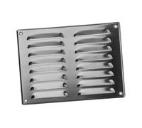 260x190mm Grille de Ventilation avec Moustiquaire - Grilles d'aération en Métal - Aluminium