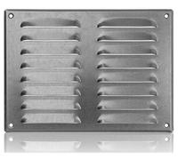 260x190mm Grille de Ventilation en Acier Galvanisé avec Moustiquaire - Grilles d'aération Métallique