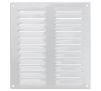 260x280mm Blanc Métal Grille de Ventilation - Grille D'aération avec Moustiquaire