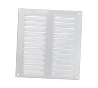 260x280mm Grille de Ventilation avec Moustiquaire - Grilles d'aération en Métal - Acier, Blanc