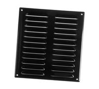 260x280mm Grille de Ventilation avec Moustiquaire - Grilles d'aération en Métal - Acier, Noir