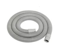 262006 Schläfer | Tuyau universel de vidange d'eau de machine à laver ondulé 3/4 x 2,5 mt avec support | Rallonge pour tuyau de vidange flexible pour machine à laver et lave-vaisselle diam 19/22mm