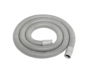 262006 Schläfer | Tuyau universel de vidange d'eau de machine à laver ondulé 3/4 x 2,5 mt avec support | Rallonge pour tuyau de vidange flexible pour machine à laver et lave-vaisselle diam 19/22mm