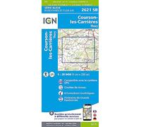 Collectif – 2621SB Courson-les-Carrières Thury – Série Bleue 2621 – IGN