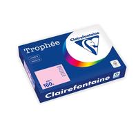 Clairefontaine Rose A4 Papier couleur 160 g/m² (250 feuilles)