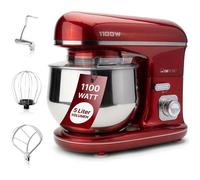 263878,Km3712-Rouge,A Pain Petrin Professionnel Multifonction-Robot Pâtissier Pétrisseuse,Rouge,Acier Inoxydable,5 Liters[193]