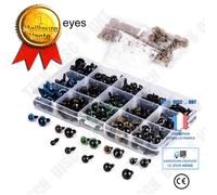 264 Pièces/ Set Yeux De Poupée Animal /Peluche Jouets Artisanat Noir Coloré De Sécurité En Plastique 6-12 Mm Fabrication