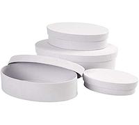 264030 C ovale Boîtes L : 10 + 12 + 14 + 16 cm H : 4 + 5 + 6 +