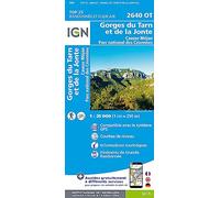 Cap Diffusion Top 25 - Gorges du Tarn et de la Jonte/Causse Méjan/PN des Cévennes Bleu - Cartes topographiques