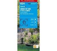 IGN Carte 2640OTR – Gorges du Tarn et la Jonte Causse Méjan Résistante