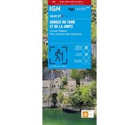 IGN Carte 2640OTR – Gorges du Tarn et la Jonte Causse Méjan Résistante
