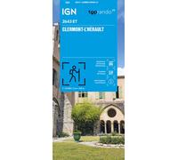 Carte de randonnée IGN TOP 25 n° 2643 ET - Clermont-L'Hérault