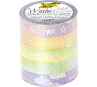 [26449] folia Ruban adhésif décoratif Washi-Tape "HOTFOIL RAINBOW"