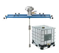 265 Gallon IBC Air Agitator, Pneumatic Paint Mixer, Bracket Mixer, Folding Propeller, Paint Stirring Machine Mix Tool, Special for IBC Ton Barrels