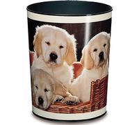 [26551] Läufer Corbeille à papier PP 13 L H 30 cm D 24 cm CHIENS
