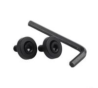 265674-6 Lot de 2 colliers de serrage à douille hexagonale à bride extérieure avec clé hexagonale pour outil multifonction DTM50 et TM3000C - Lot de 2