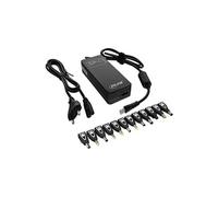 26618S Universal - Adaptateur secteur - CA 100-240 V - 90 Watt - connecteurs de sortie : 2 - noir