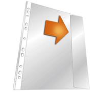 [2664-19] DURABLE Lot de 5 Pochettes perforées A4 PP 13/100eme Transparent Av...