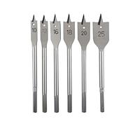 26646 Kit de perçage pour bois, foret plat bois, panneaux de particules 6 pcs...