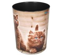 [26661] Läufer Corbeille à papier PP 13 Litres Chats Fouineurs