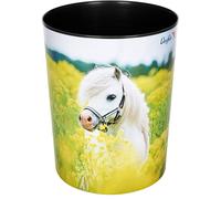 Läufer Corbeille à papier «Cheval dans un champ de colza» 13 L H 30 cm