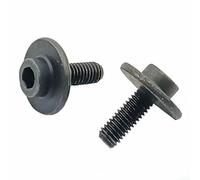 266733-9 pour boulon hexagonal de serrage de lame de scie à onglet avec filetage à gauche - Vis de serrage en métal à tête bride pour DLS714Z, LS0714, LS0714FL, LS0714L, LS07 (2 pièces)