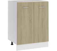 2670•SALE HOT• Armoire de plancher Décor - Meuble haut bas Cuisine Buffet Chêne sonoma 60x46x81,5 cm Aggloméré
