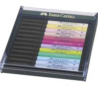 Faber-Castell Pitt Artist Pen 267420 Lot de 12 feutres, tons pastel