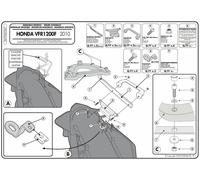 267FZ GIVI Fixations Monorack Pour Honda VFR 1200 F 2010 2011 2012 2013