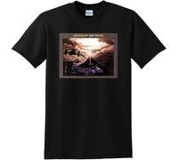 2688 Jackson Browne T T-Shirts à Manches Courtes Running on Empty Vinyl CD Cover (Medium)