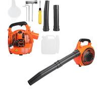 26cc 2 Temps Souffleuse à Feuilles à Essence Moteur Puissant à refroidi par air - Souffleuse à Feuilles légère et Portable - Équipement de sécurité Vitesse Soufflage 250 Km/h pour Grandes Surfaces