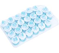 26pcs Großbuchstaben Kekse Cutter Mini Plastik Alphabet Fondantschneider DIY Kuchen Keksform Form