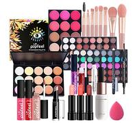 26Pcs Kit de maquillage Complet, Polyvalent Ensemble-cadeau de Cosmétique avec Fard à Paupières Palette Correcteur Fard à Joues Rouge à Lèvre pour Femme, Tout-en-un Mallette de Maquillage Beauté Set#6