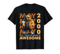 26th Birthday Bear Beer May 2000 Vintage 26 Years Old T-Shirt