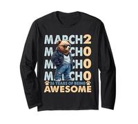 26th Birthday Cool Bear March 2000 Vintage 26 Years Old Manche Longue