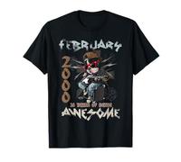 26th Birthday Dog Lover February 2000 Vintage 26 Years Old T-Shirt