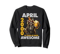 26th Birthday Raccoon Beer April 2000 Vintage 26 Years Old Sweatshirt