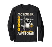 26th Birthday Raccoon Beer October 2000 Vintage 26 Years Old Manche Longue