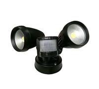 26W LED Double Capteur De Sécurité PIR Projecteur 3000lm Extérieur IP65 Projecteur Réflecteurs Para Patio Applique Murale For Jardin pour patio de garage