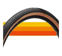 26x2.0 Pneu de 26 pouces pour Vélo à Chambre, Léger Pliable VTT Gravel Neige pour Roue Avant ou Arrière avec 60 TPI Résistant aux Crevaisons Côté Marron