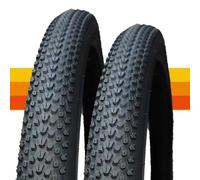 26x2.125 Anti-Crevaison Pneu VTT | Bande de Roulement à Faible Résistance au Roulement | 26x2.125 Pneu Tout-Terrain Durable pour la Conduite Urbaine et Hors Route(2 pcs)