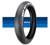 26x4.0 Pneu Fat | Résistant aux Crevaisons, Paroi Renforcée, Profondeur de Sculpture Optimale for Neige, Boue, Sable, Sentiers et VTT | Haute Adhérence, Pression Basse