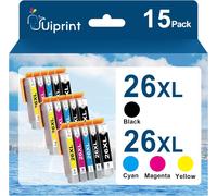 26Xl Compatible Cartouches D'Encre Remplacement Pour Epson 26 Xl Pour Expression Premium Xp-510 Xp-520 Xp-600 Xp-605 Xp-610 Xp-615 Xp-620 Xp-625 Xp-700 Xp-710 Xp-800 Xp-810 Xp-820