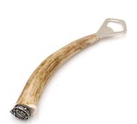 27.19.2.52 Décapsuleur avec manche en corne de cerf et embout décoratif Armoiries de la Bavière GL 20 cm