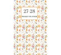 27-28 Pocket Planner: Small 2 Year Monthly Calendar for Purse, Floral Cover, January 2027 to December 2028, Compact Monthly Organizer with Holidays, Notes Pages & Goal Tracker
