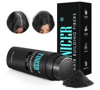 27.5G Fibres Capillaires et Poudre Densifiante pour Cheveux Clairsemés - Pour Hommes et Femmes (Noir)