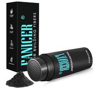 27.5G Fibres Capillaires,Poudre Densifiante Cheveux,épaississement des cheveux,poudre pour cheveux,Poudre Cheveux Pour Cheveux Clairsemés,Fibres capillaires pour un look authentique(Noir)